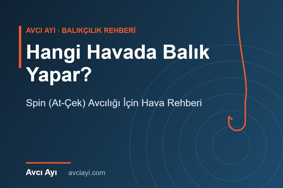 Hangi Havada Balık Yapar? Spin (At-Çek) Avcılığı İçin Hava Rehberi