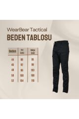 WearBear Siyah Taktikal Pantolon