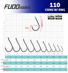 Fudo 1101 Chinu Black Nikel İğne