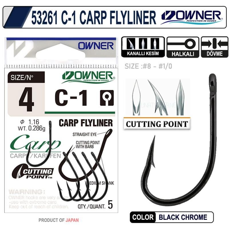 Owner 53261 C-1 Carp Flyliner
