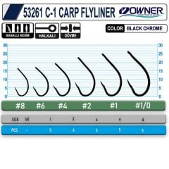 Owner 53261 C-1 Carp Flyliner