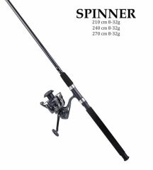 Alesta Spinner 2.10m 8-32 gr Spin Olta Kamışı