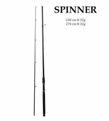 Alesta Spinner 2.70m 8-32 gr Atarlı Spin Olta Kamışı