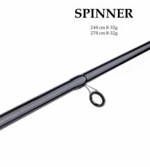 Alesta Spinner 2.70m 8-32 gr Atarlı Spin Olta Kamışı