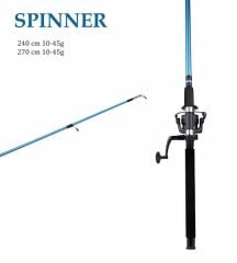 Alesta Spinner2.70m 10-45 gr Atarlı Spin Olta Kamışı