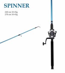Alesta Spinner2.70m 10-45 gr Atarlı Spin Olta Kamışı