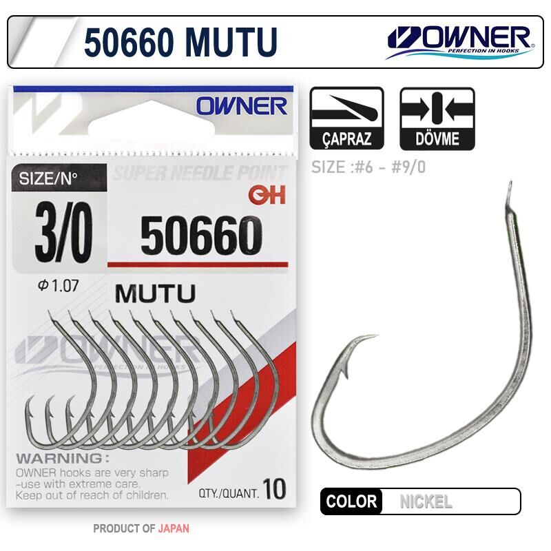 Owner 50660 Mutu White Olta İğnesi