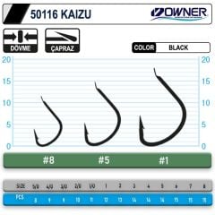 Owner 50116 Kaizu Black İğne