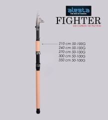 Alesta Fighter 3.50m 50-100g Mix Karbon Olta Kamışı