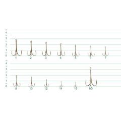 DFT 3553 3lü Olta İğnesi 25'li Paket