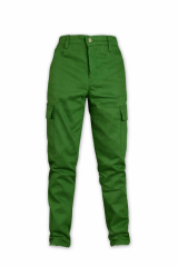 WearBear Polarlı Yeşil Kargo Cep Pantolon
