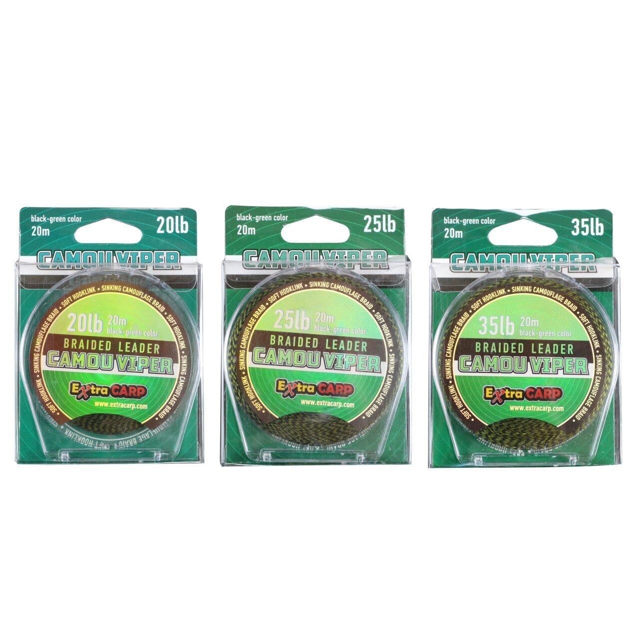 Extra Carp Camou Viper Sazan Rig İpi Kaplamasız 20mt