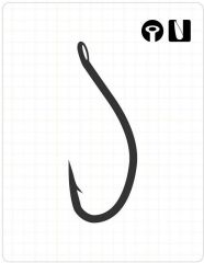 Fudo 2401 Carp Black Nikel Sazan İğnesi