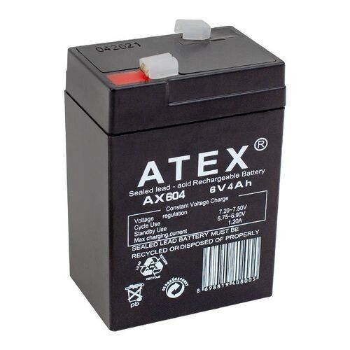 Atex 6 Volt 4 Amper Kuru Akü