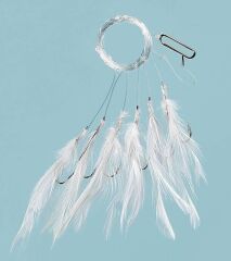 Fladen Beyaz Tüylü 6 İğneli Uskumru-Palamut Çaparisi