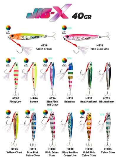 Fujin Jig-X 40gr Shore Jigging Jig Yem (Yeni)