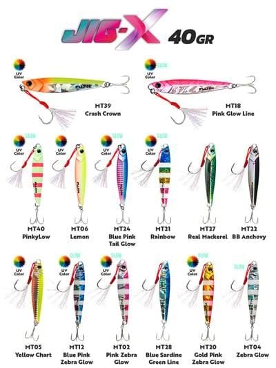 Fujin Jig-X 40gr Shore Jigging Jig Yem (Yeni)