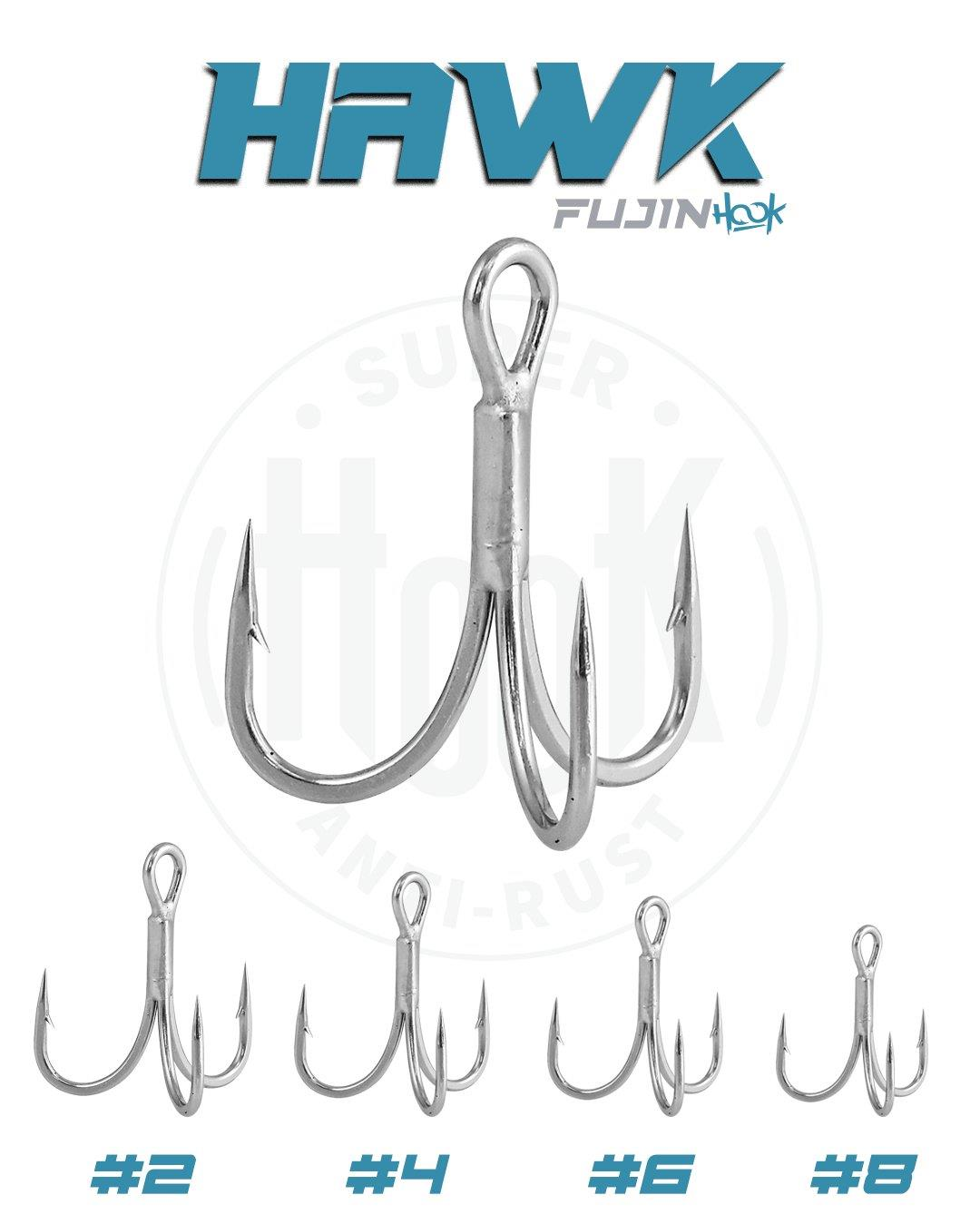 Fujin Hawk Süper Anti-Rust Üçlü Kanca