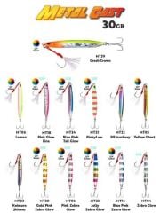 Fujin Metal Cast 30gr Shore Jig Metal Yem
