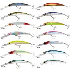 Yozuri Crystal Minnow Deep Diver 9 cm 9.5 g Floating Sahte Balığı