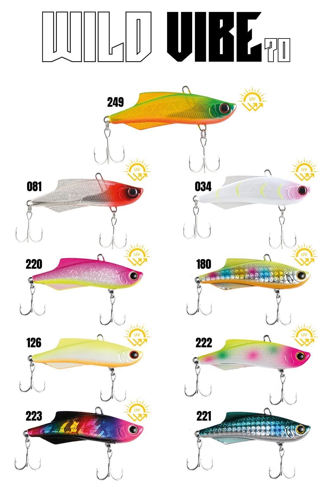 Fujin Wild Vibe 70mm 20gr Sinking Vibrasyon Suni Yem