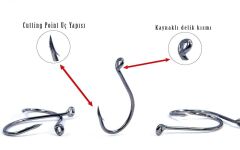 Fujin SSW Delikli Kaynaklı Çapraz Octopus Kancası