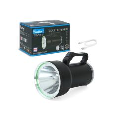 Watton Wt-415 Gt Led Taşınabilir Güneş Solar Ledli Fener Siyah