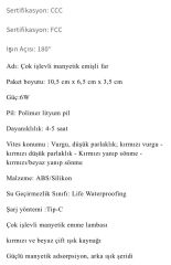 Mıknatıslı Kafa Lambası