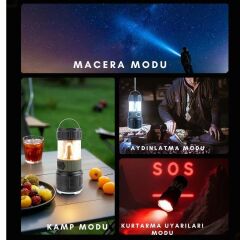 Wison WS-705 Çok Fonksiyonlu Kamp Feneri