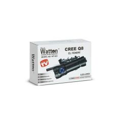 Watton CREE Q8- XPG 8+1 LED ŞARJLI EL FENERİ WATTON WT-623
