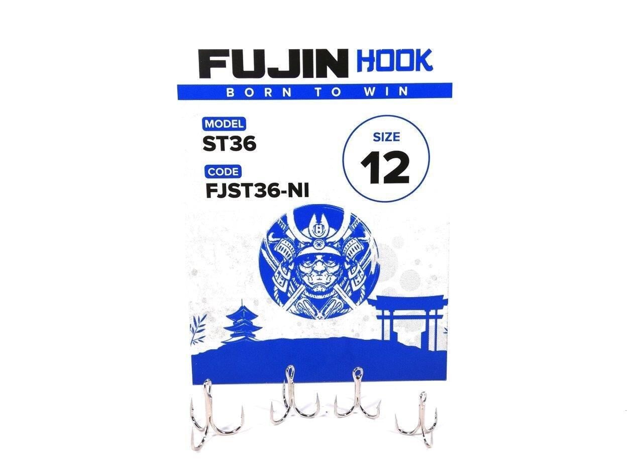 Fujin ST36 Üçlü Maket Balık iğnesi Nickel 6'lı Paket