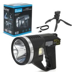 WATTON WT-416 Şarjlı Güvenlik El Feneri Tripod