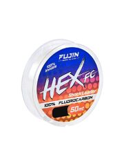 Fujin Hex %100 FC Leader 50mt Fluorocarbon Misina