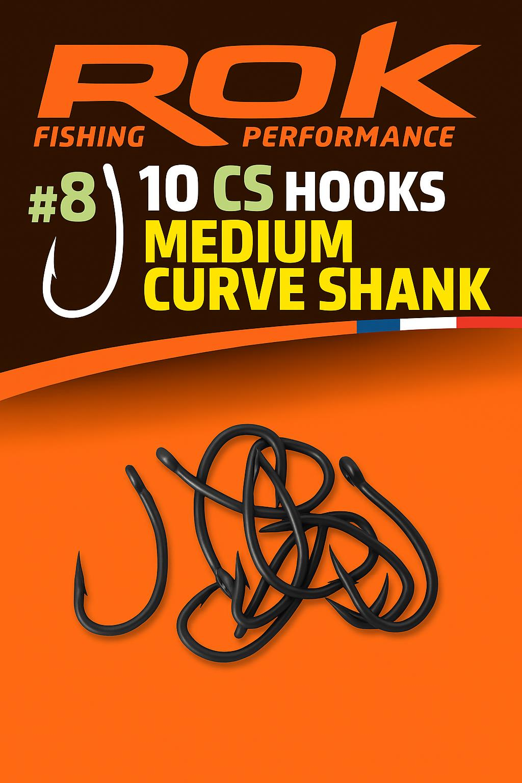 Rok Fishing CS Medium Curve Shank