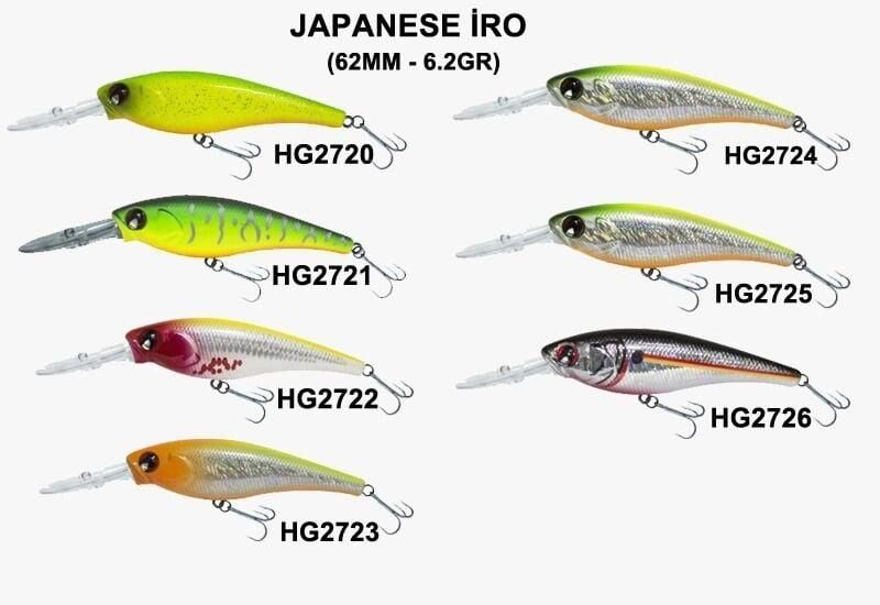 Japanese Iro 6.2 cm 7 g Suni Balık