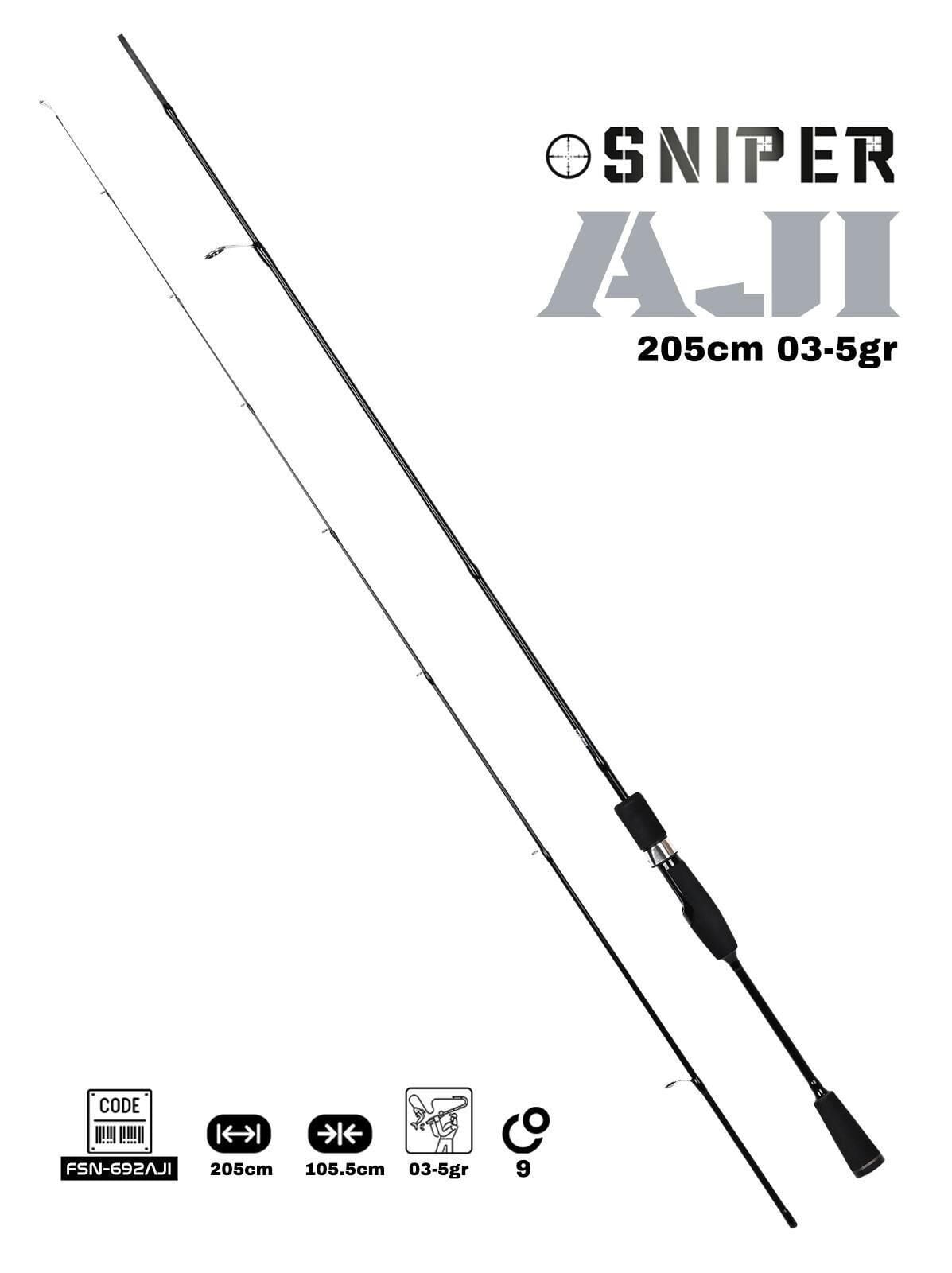 Fujin Sniper 205cm 03-5gr Aji LRF Kamışı
