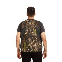 Hunthink Saz Kamuflaj Avcı Yeleği