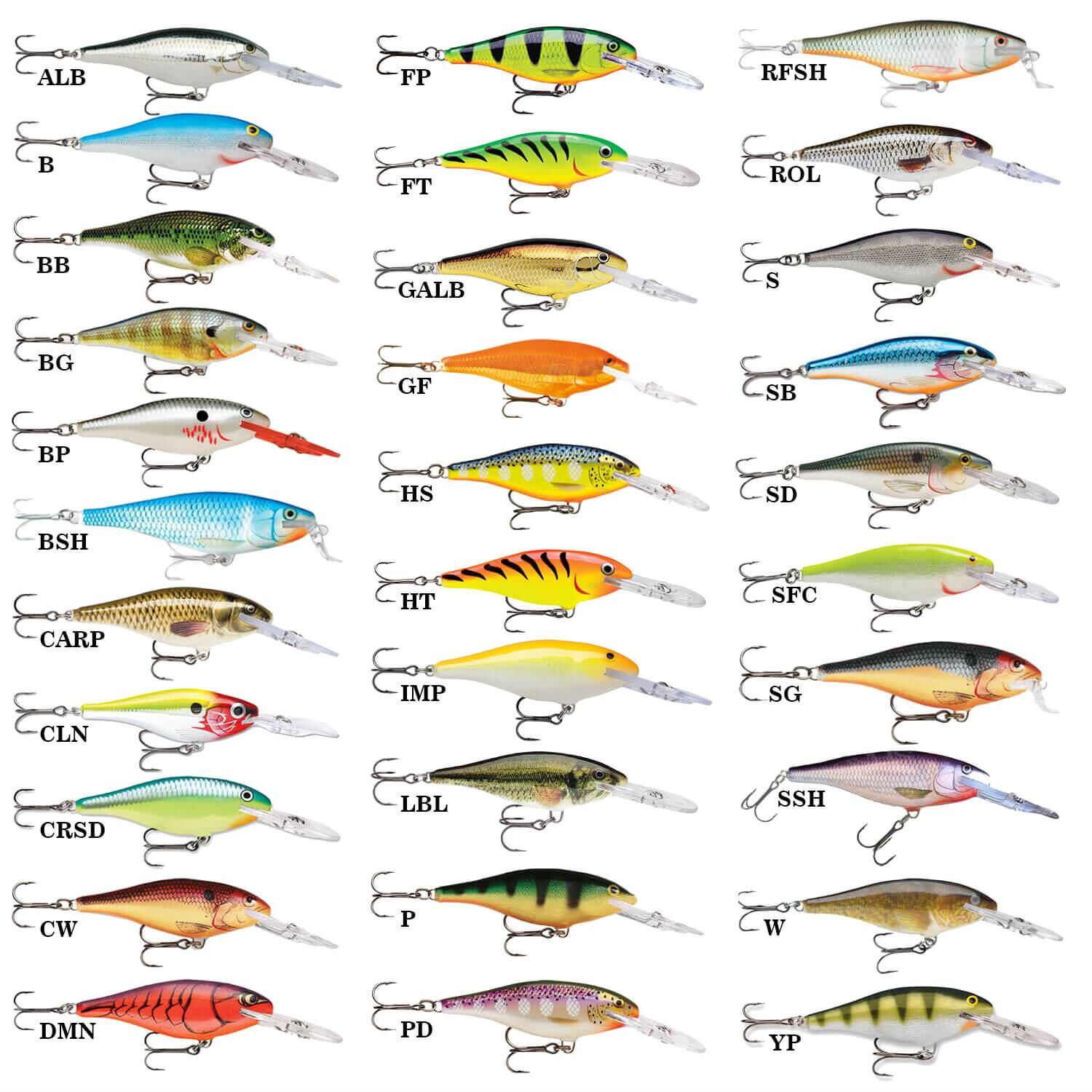 Rapala Shad Rap 9 cm 15 g Sahte Balığı