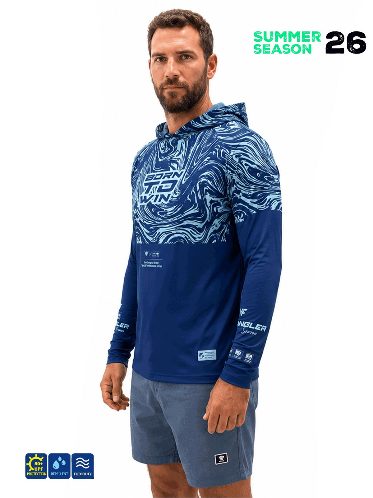 Fujin Pro Angler S26 Hooded Izohips Blue Mint