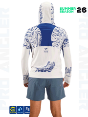 Fujin Pro Angler S26 Buff&Hoodie Izohips White Blue
