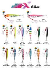 Fujin Jig-X 60gr Shore Jigging Jig Yem