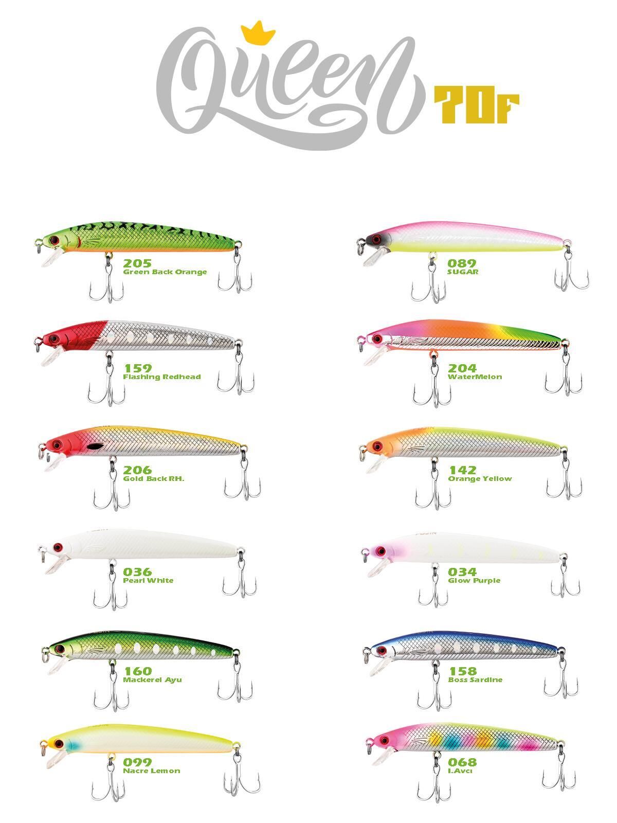 Fujin Queen 90F 90mm Maket Balık