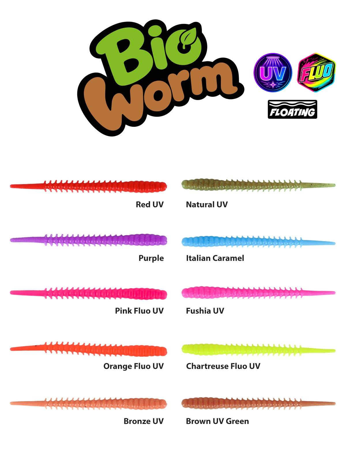 Fujin Bio Worm 6cm Floating Sıvılı Kokulu LRF Silikonu