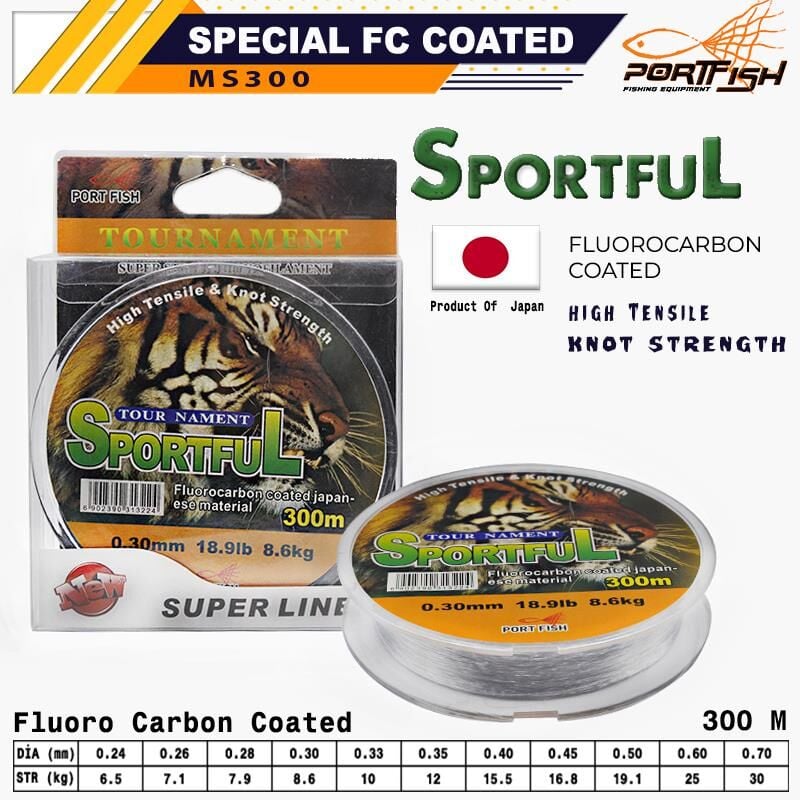 Portfish Sportful Fluorocarbon Kaplı 300m Misina