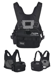 Fujin Tactical Vest Black Balıkçı Yeleği