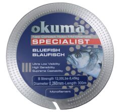 Okuma Bluefish 300 mt Clear Misina