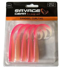 Savage Gear LB Sandeel Curltail 10cm 5 Adet Sahte Balık