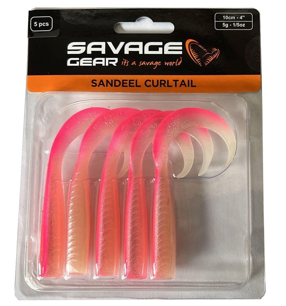 Savage Gear LB Sandeel Curltail 7cm 6 Adet Sahte Balık