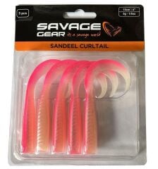 Savage Gear LB Sandeel Curltail 7cm 6 Adet Sahte Balık