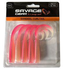 Savage Gear LB Sandeel Curltail 7cm 6 Adet Sahte Balık